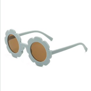 Lentes de sol de flor