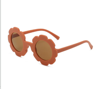 Lentes de sol de flor