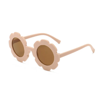 Lentes de sol de flor