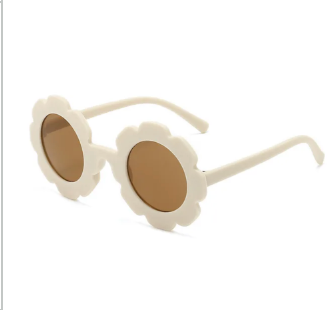 Lentes de sol de flor