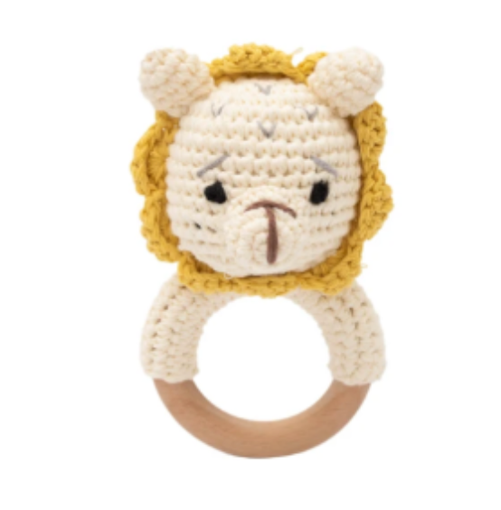 Sonajero de tigre en crochet