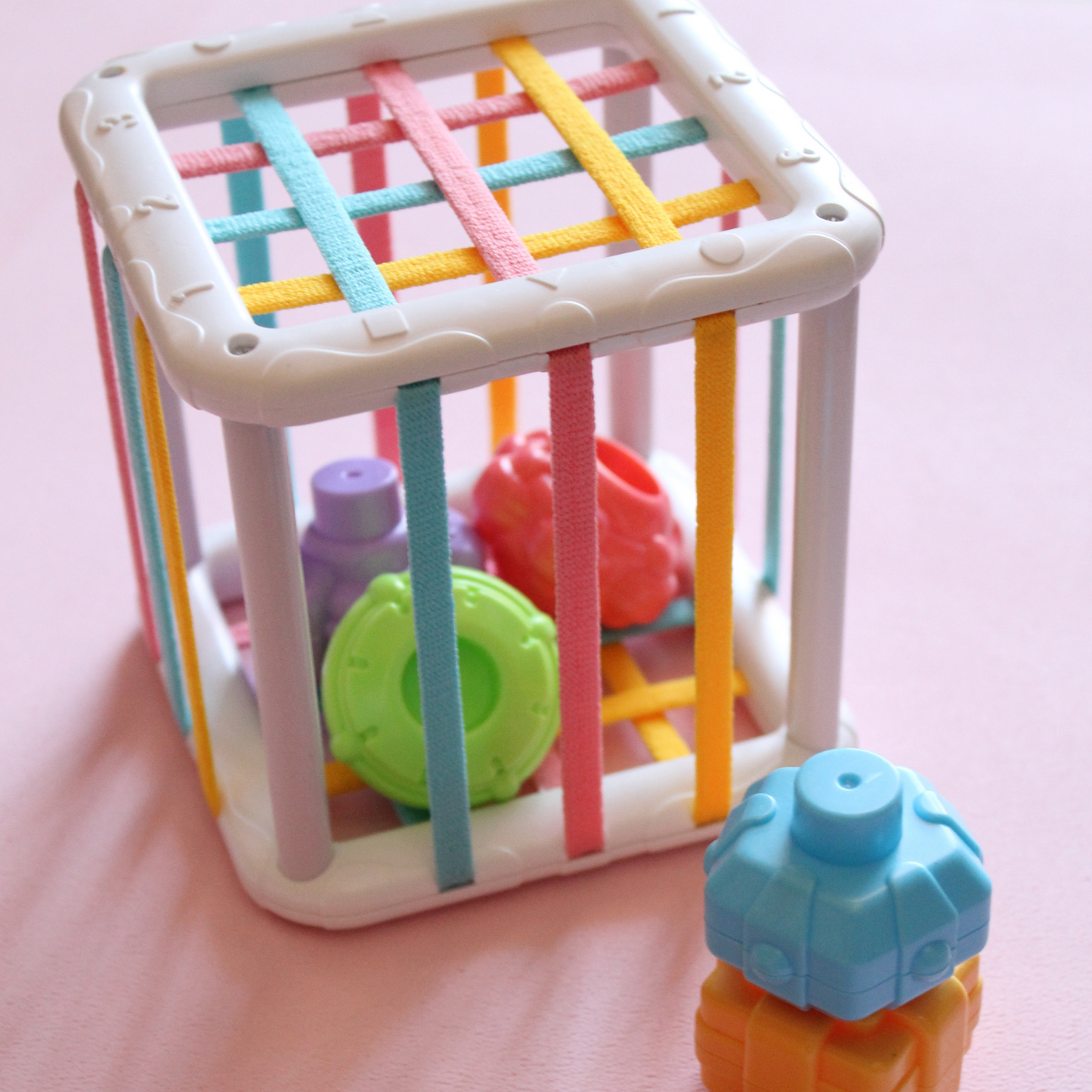 Juego de bloques diferentes formas y colores