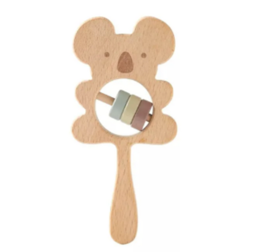 Sonajero de madera koala